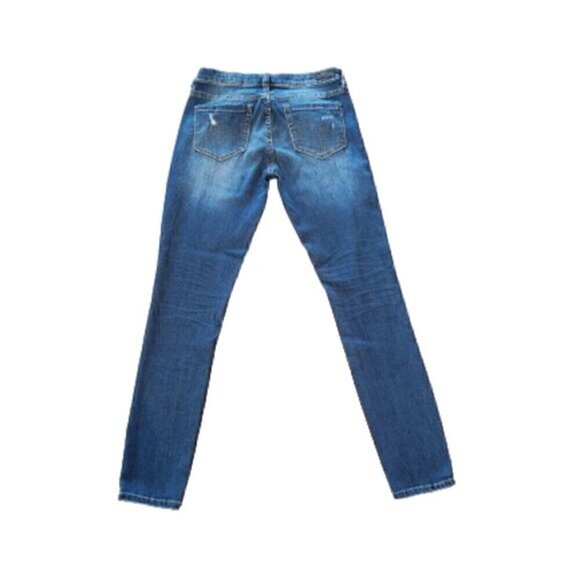 BlankNYC Mid-Rise Distressed Skinny Classique Jeans - Picture 4 of 6